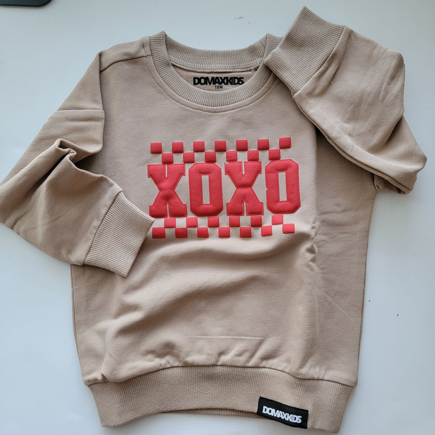 XOXO Crew Sweatshirt Red - Ready to ship