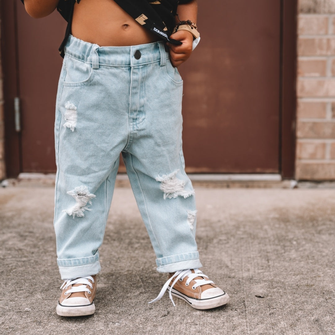 Boyfriend Jeans - Light wash