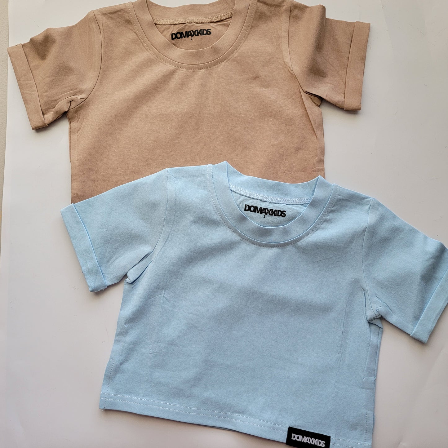 Girls Tan Boxy Tee