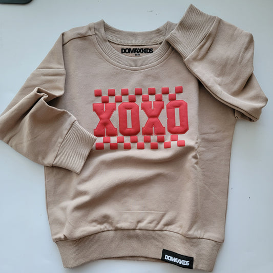 XOXO Crew Sweatshirt Red