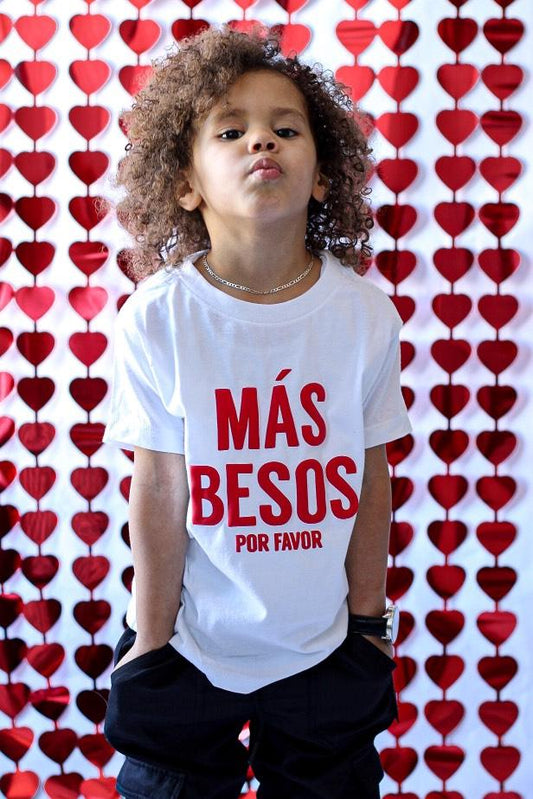 Mas Besos - White tee