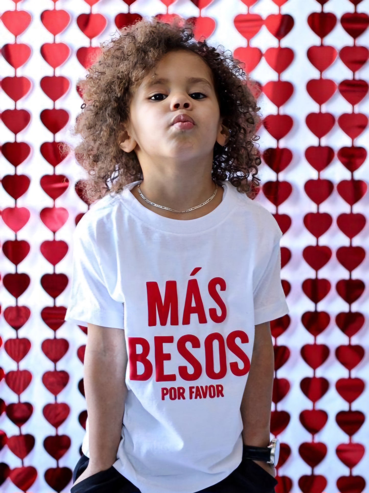 Mas Besos - White tee